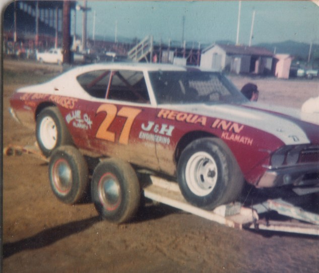 1976 Red and White Car