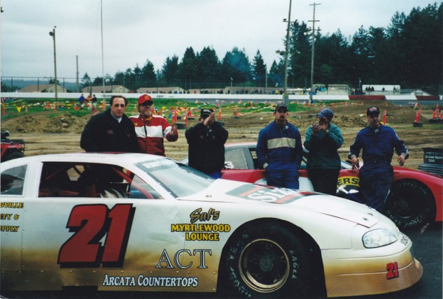 The 2001 Sizzler Monte Carlo was Fergy's favorite paint scheme, designed by his son Nick.