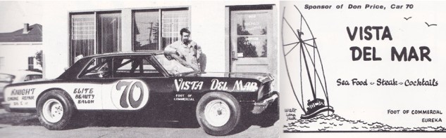1972 #70 SRRA Yearbook Car and Ad